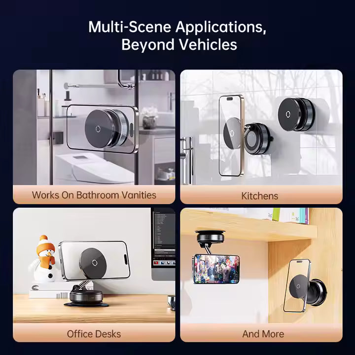 MagniSpin 360™ – Smart Magnetic Vacuum Phone Mount